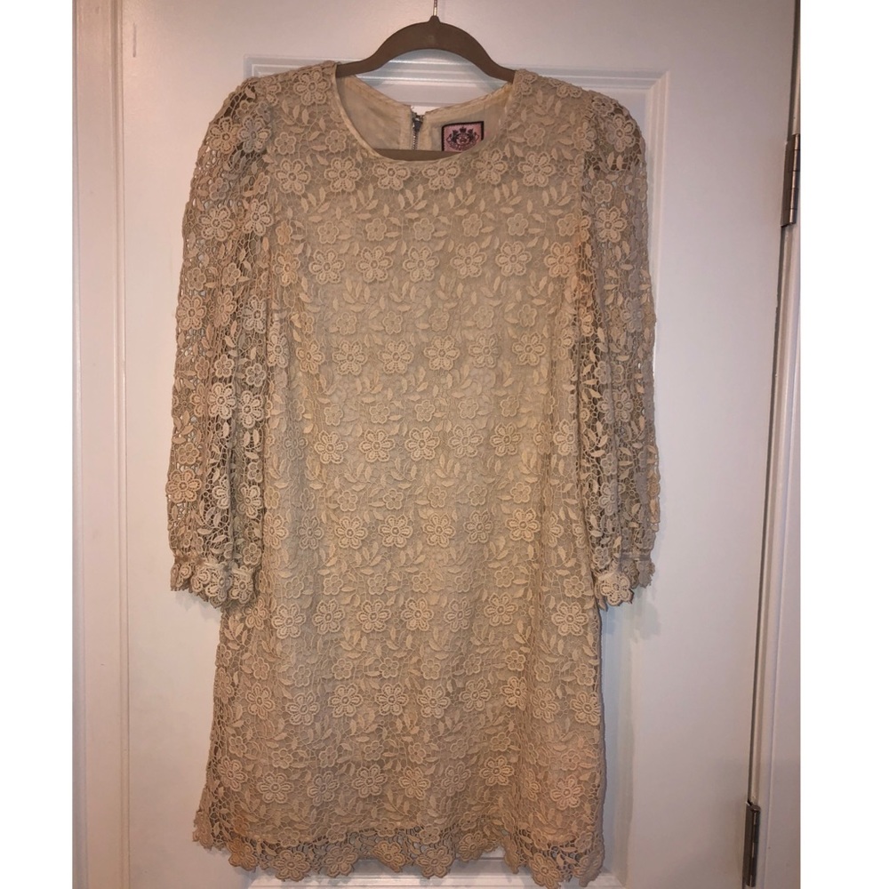 Juicy Couture Floral Crochet Dress